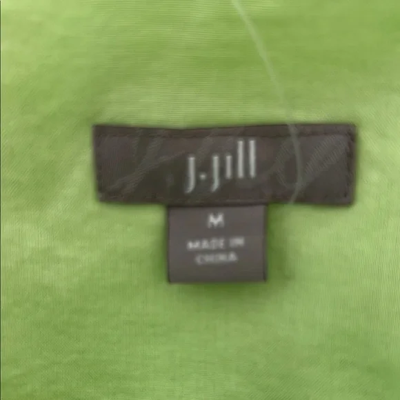 NWT J. Jill Lime Green Sleeveless Maxi Dress - Picture 11 of 11